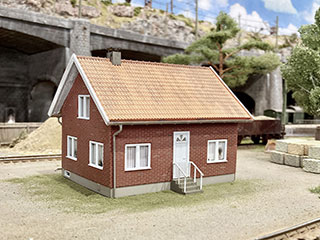 SJ Litt G utskriven på 3D-skrivare, målad, monterad med dekaler