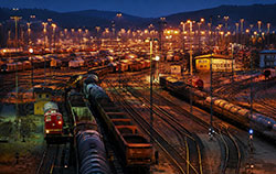 Designing and building switching yards for the freight cars